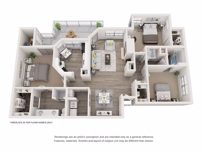 Lantana - Updated B1218 floor plan